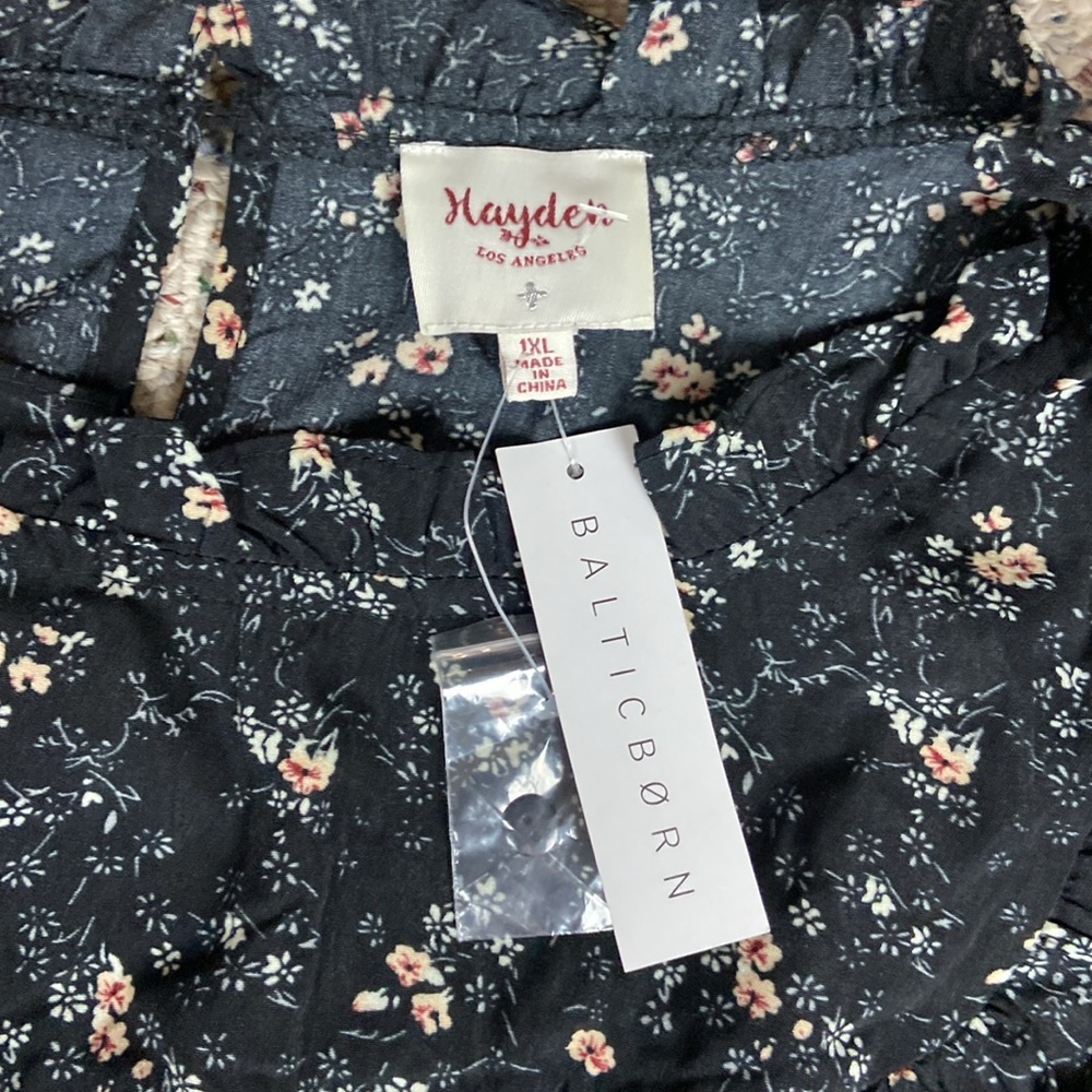 Baltic Born Black Floral Midi Dress - Picture 10 of 14